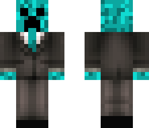 water creeper in a suit