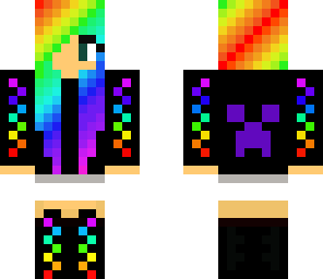 rainbow girl