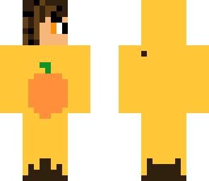 la chica naranja