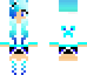 cuter blue creeper girl