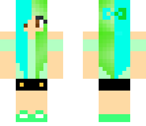 blue and green