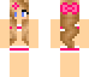 bikini girl pink