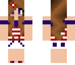 patriotic girl