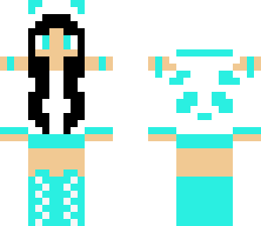 light blu pandagirl