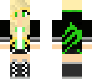green monster girl
