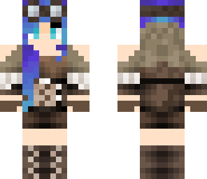 edited steampunk girl