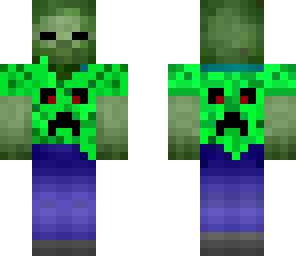zombie creeper shirt v2