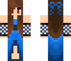 blue vampire girl