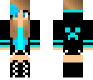 aqua gamer girl double edited