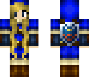 blue link girl