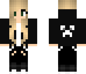 black hoodie girl