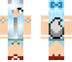 ice wolf girl neko