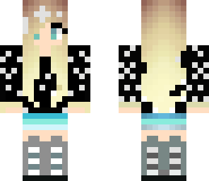 black and white sweater