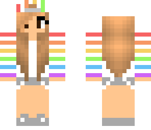cute girl rainbow