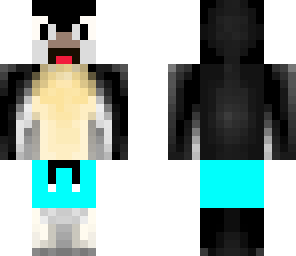 penuin surfer