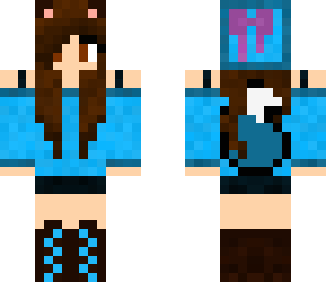 cute girl blue