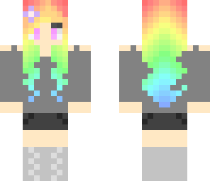 rainbow girl