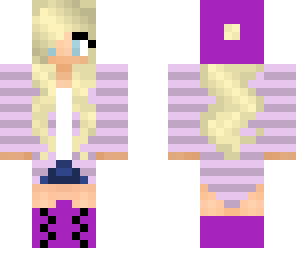 purple sweater girl