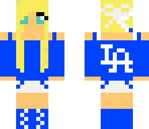 blonde dodger fan