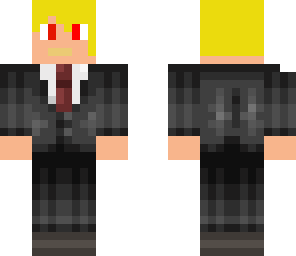 blond suit