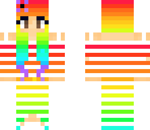 rainbow girl