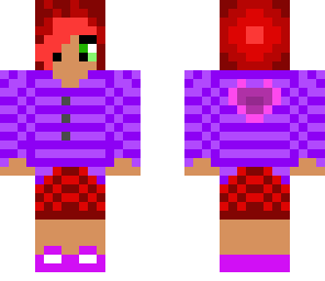 red scene girl