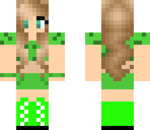 cool green girl