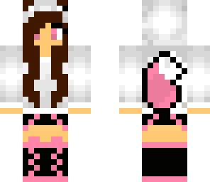 wolf girl - pink