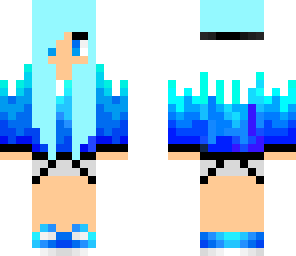 blue girl