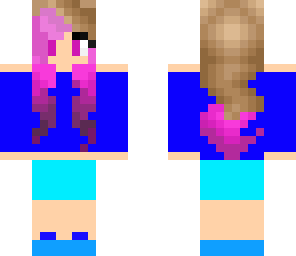 blue girl