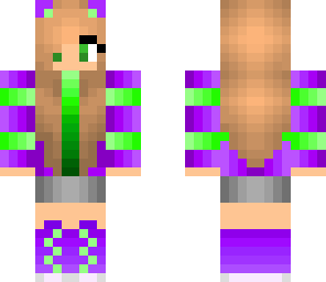 kitty green and purple