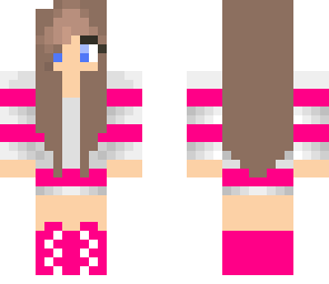 pink white pretty cute girl