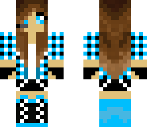 cool girl blue