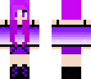 stylish purple girl