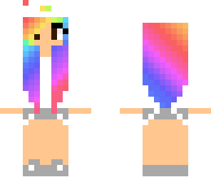 rainbow hair