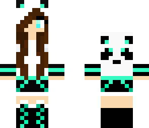 panda girl aqua