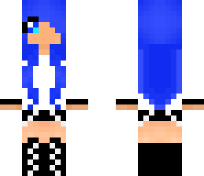 blue girl