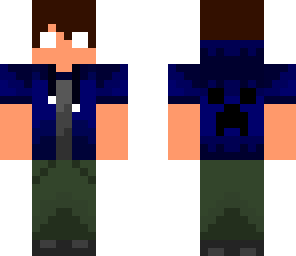 my skin mixed with herobrine
