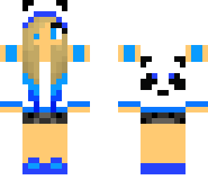 panda girl blue edition 