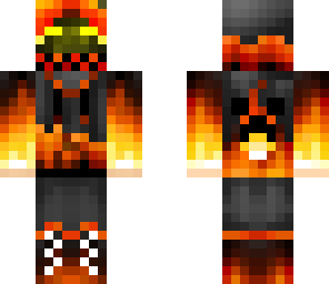 flaming ender creeper