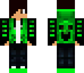 hombre con creeper feliz