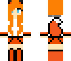 orange fox girl