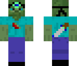 hurt ninja zombie