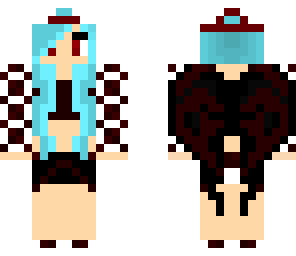 blue hair fallen angel