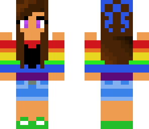 rainbow girl