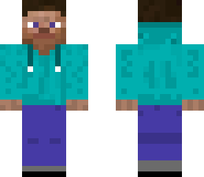steve hoodie with headphones