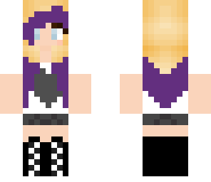 purple hair dye girl