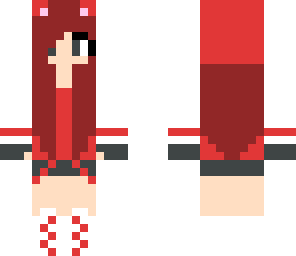 red fox or wolf girl