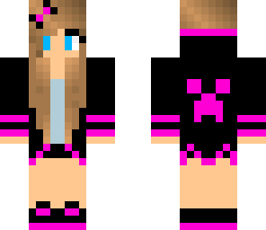 blue awsome creeper girl edit1