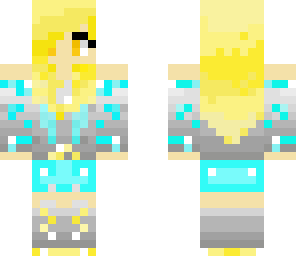 gold and diamond ore girl